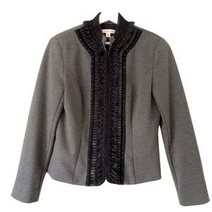 Coldwater Creek Steampunk Victorian Style Embellished Blazer Jacket